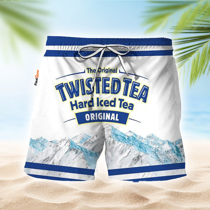 Twisted Tea Mountain Swim Trunks - Flexiquor.com
