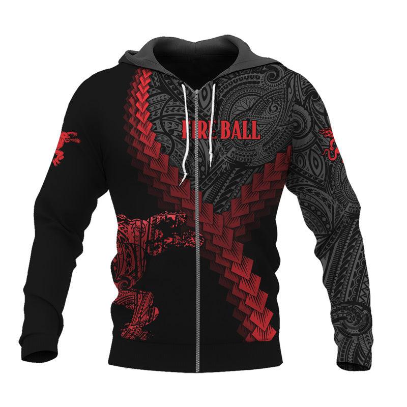 The Fireball Mandala Hoodie & Zip Hoodie