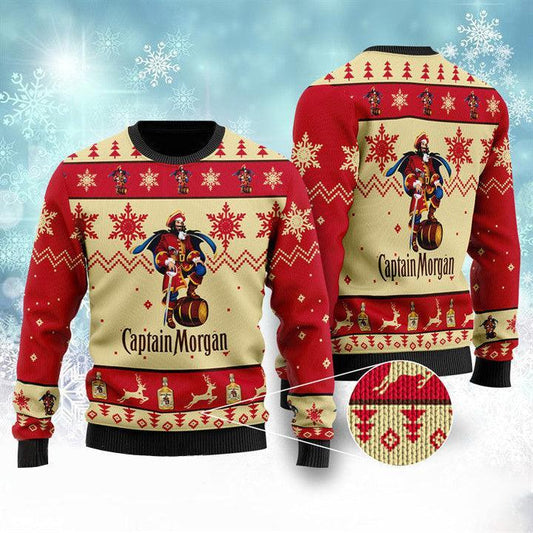Captain Morgan Christmas Sweater - Flexiquor.com