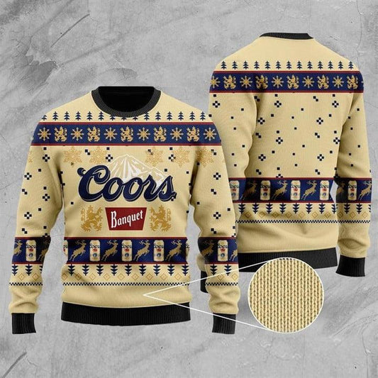 Coors Banquet Christmas Sweater - Flexiquor.com