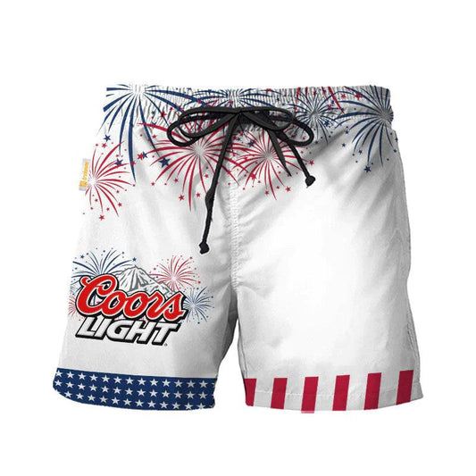 Coors Light American Independence Day Swim Trunks 1