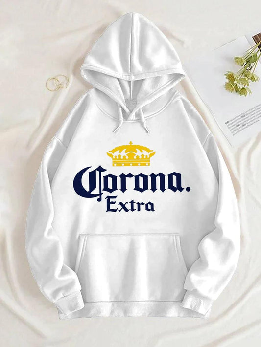 Corona Extra Basic White Hoodie
