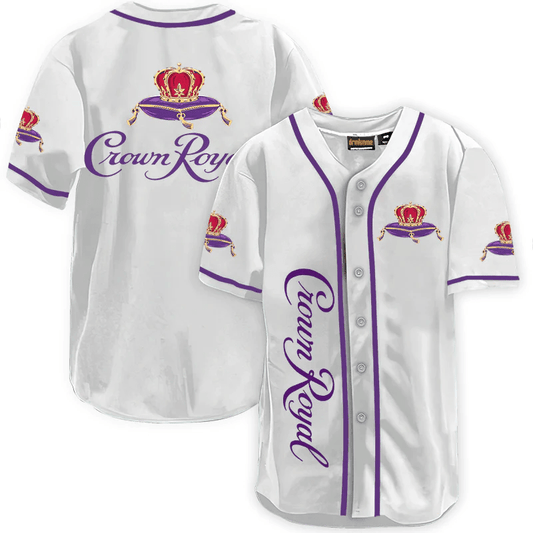 Crown Royal White Baseball Jersey