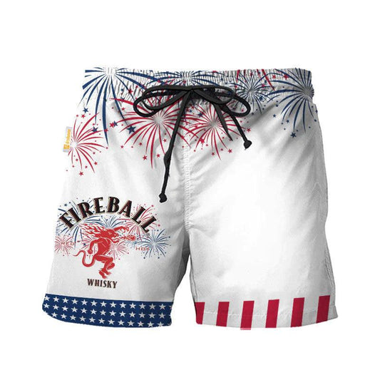 Fireball American Independence Day Swim Trunks 1