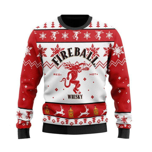 Fireball Christmas Sweater - Flexiquor.com