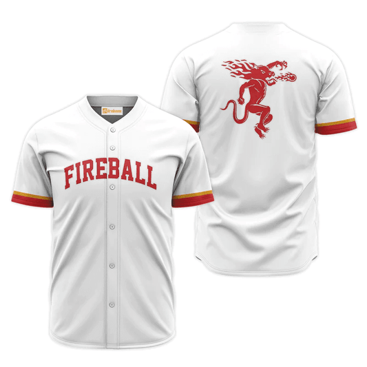 Fireball White Jersey Shirt