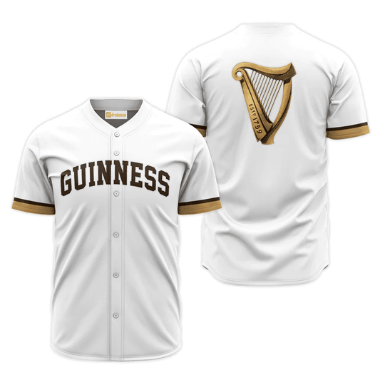 Guinness White Jersey Shirt