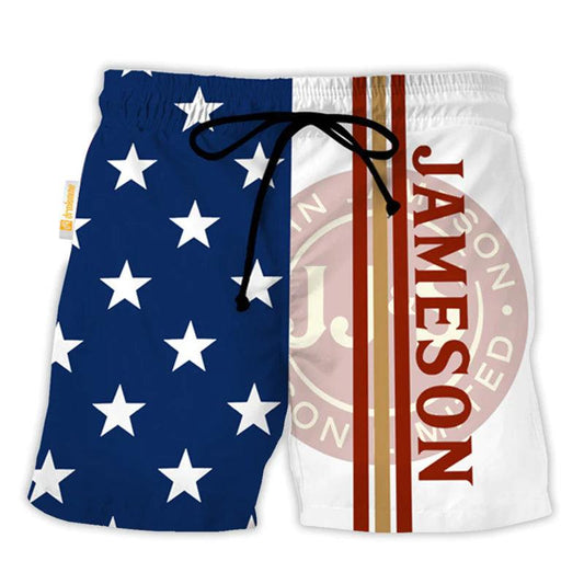 Jameson American Flag Swim Trunks 1