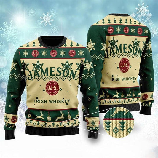 Jameson Christmas Ugly Sweater - Flexiquor.com