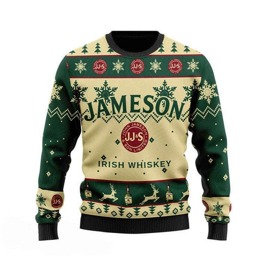 Jameson Christmas Ugly Sweater - Flexiquor.com