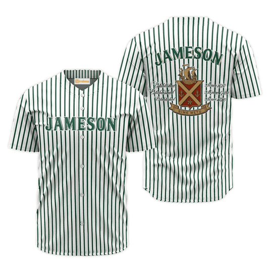 Jameson Green And White Striped Jersey Shirt - Flexiquor.com