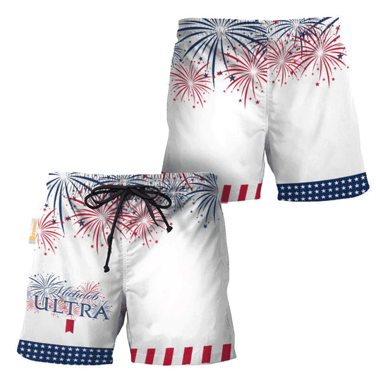 Michelob Ultra American Independence Day Swim Trunks