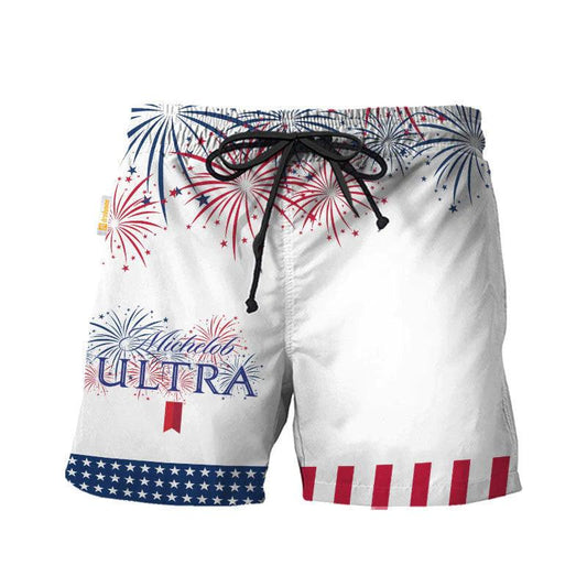 Michelob Ultra American Independence Day Swim Trunks 1