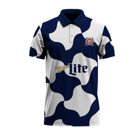 Miller Lite Stand Out Golf Club Polo Shirt