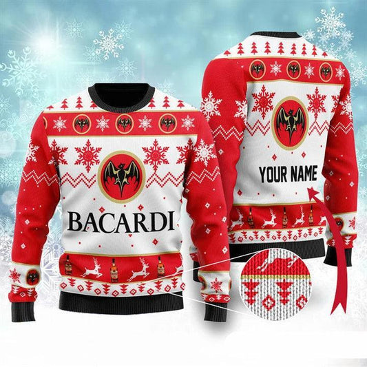 Personalized Bacardi Ugly Sweater - Flexiquor.com