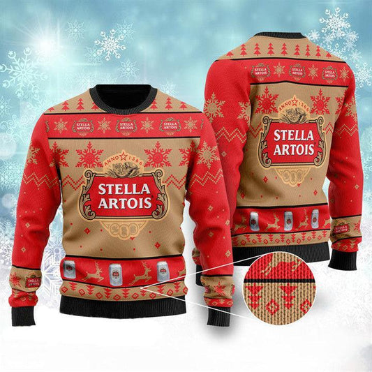Stella Artois Christmas Sweater - Flexiquor.com