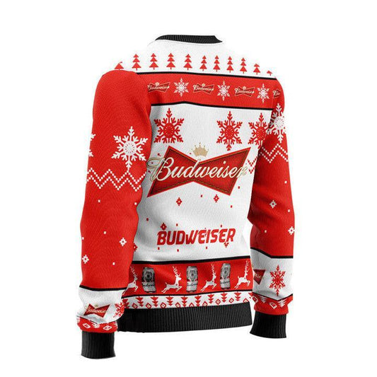 Xmas Budweiser Ugly Sweater - Flexiquor.com