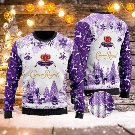 Xmas Crown Royal Christmas Sweater - Flexiquor.com