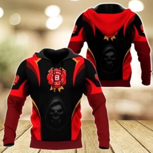Black Skull Jim Beam Hoodie & Zip Hoodie