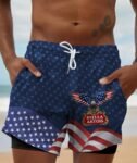 American Eagle Stella Artois Compression Liner Swim Trunks