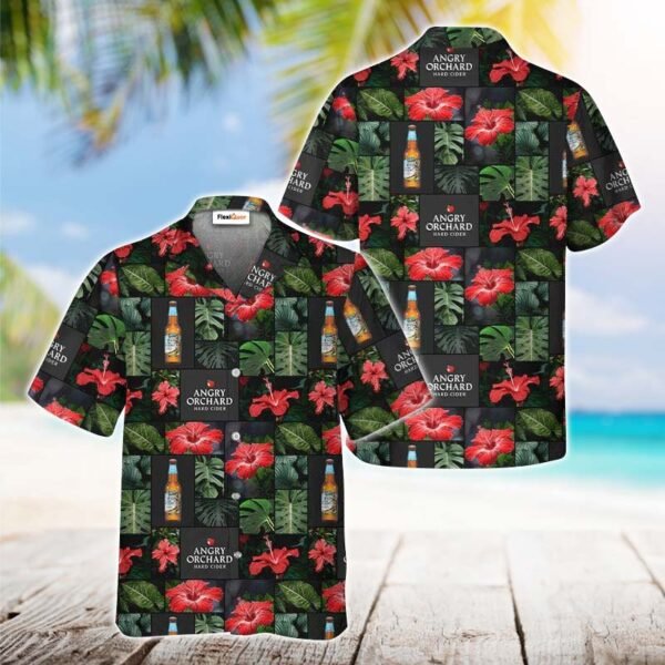Angry Orchard Flower Hawaiian Shirt