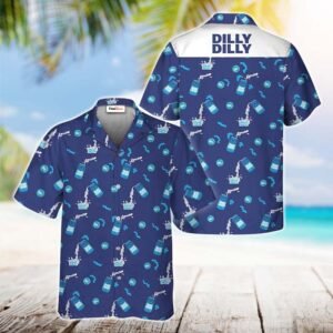 Beach Party Bud Light Dilly Dilly Hawaiian Shirt