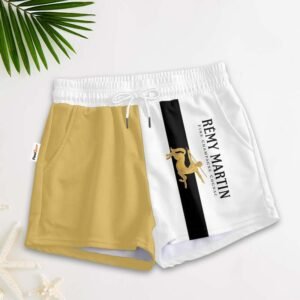 Beige White Remy Martin Women's Casual Shorts