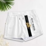 Black Stripe Remy Martin Women's Casual Shorts