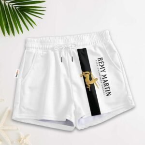 Black Stripe Remy Martin Women's Casual Shorts