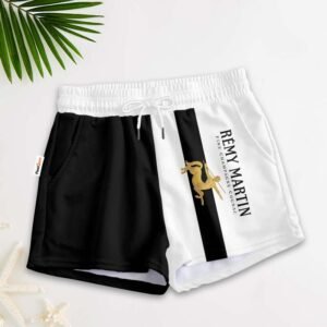 Black White Remy Martin Women's Casual Shorts