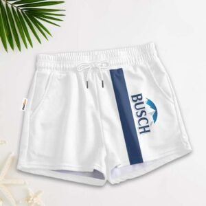 Blue Stripe Busch Light Women's Casual Shorts