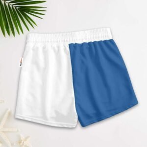 Blue White Corona Extra Women's Casual Shorts - Flexiquor.com