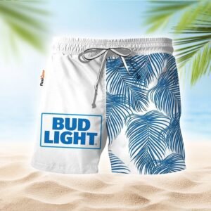 Bud Light Fern Swim Trunks - Flexiquor.com
