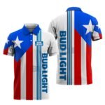 Bud Light Puerto Rican Polo Shirt