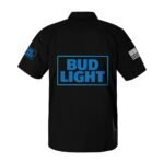 Bud Light USA Flag Button Shirt