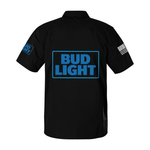 Bud Light USA Flag Button Shirt