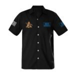 Bud Light USA Flag Button Shirt