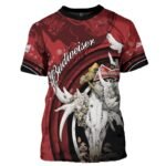 Budweiser Deer Skull With Mushrooms T-Shirt