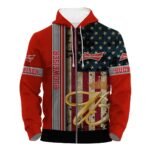 Budweiser Stainless Steel American Flag Hoodie & Zip Hoodie