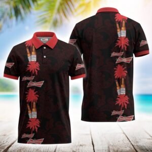 Budweiser Stripe Polo Shirt