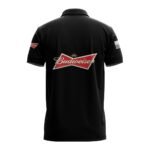 Budweiser USA Flag Polo Shirt
