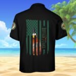 Buffalo Trace American Flag Men's Plus Size Polo Shirt