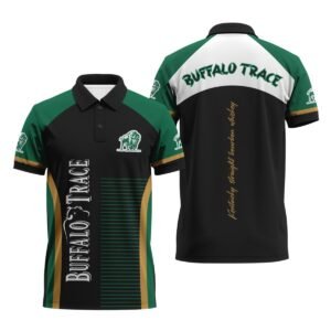 Buffalo Trace Kentucky Straight Bourbon Whiskey Polo Shirt