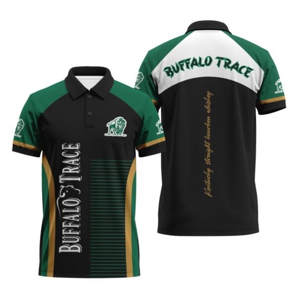 Buffalo Trace Kentucky Straight Bourbon Whiskey Polo Shirt