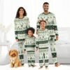Buffalo Trace Santa Rudolph Deer Family Pajamas Set