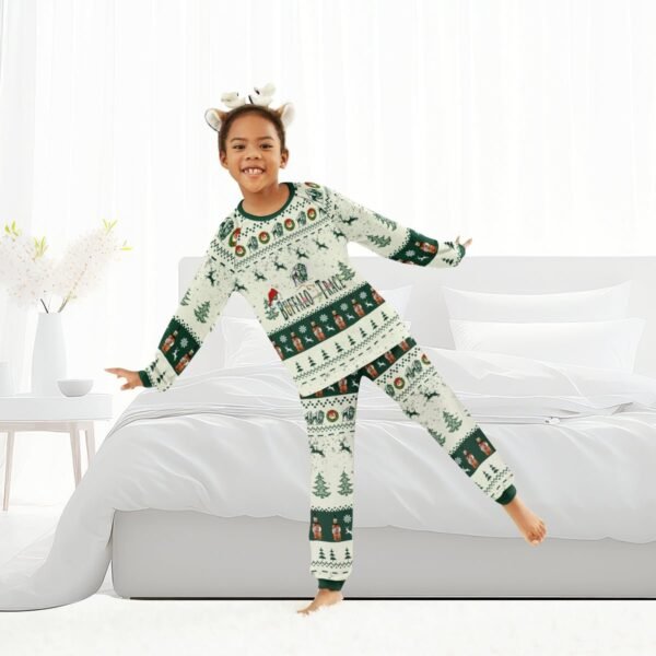 Buffalo Trace Santa Rudolph Deer Family Pajamas Set