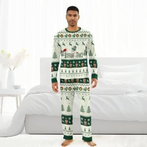 Buffalo Trace Santa Rudolph Deer Family Pajamas Set - Flexiquor.com