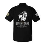 Buffalo Trace USA Flag Button Shirt