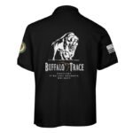Buffalo Trace USA Flag Men's Plus Size Polo Shirt