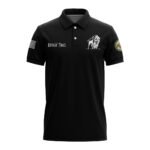 Buffalo Trace USA Flag Polo Shirt